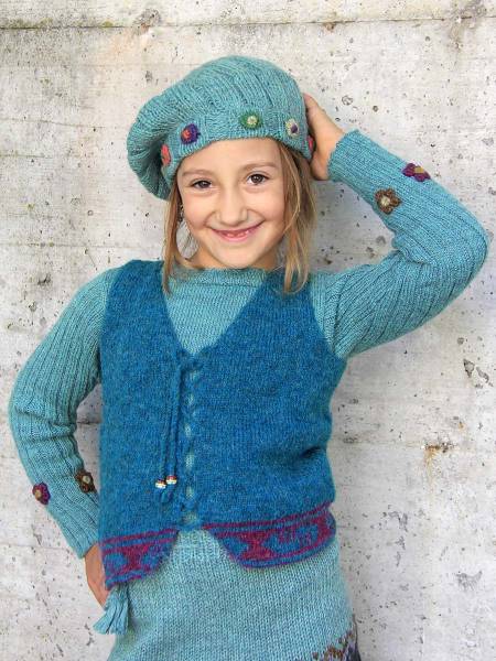 wool vest for girls