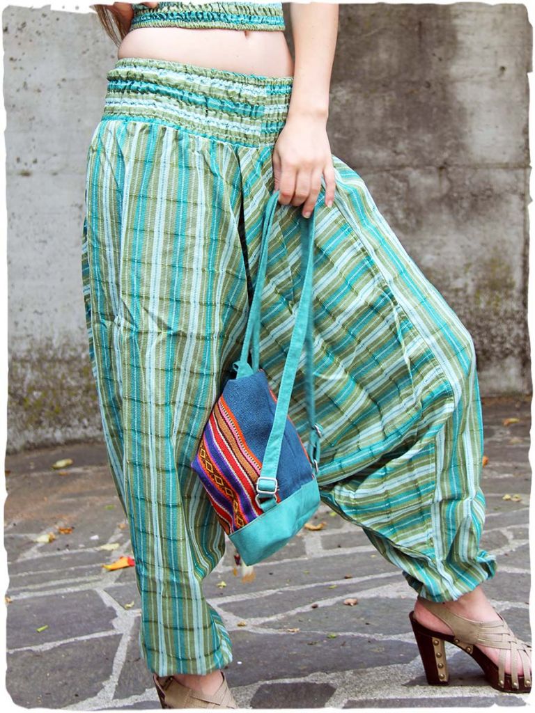 A Palloncino BOTCAM Pantaloni Harem Da Donna, Con D&eacute;collet&eacute;