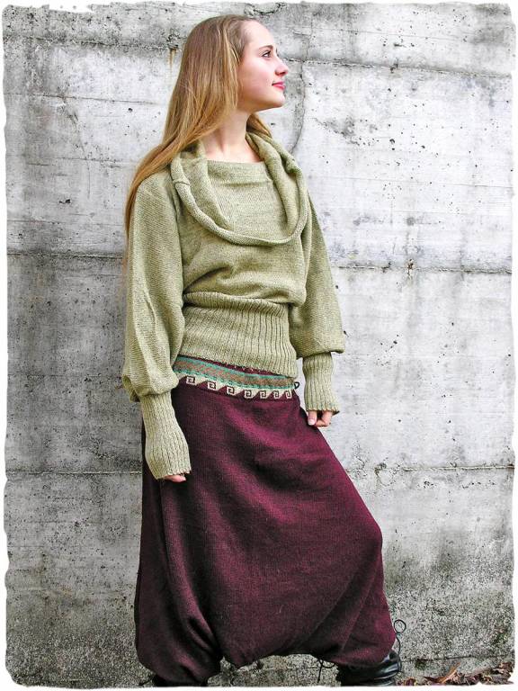 Thai alpaca Harem trousers