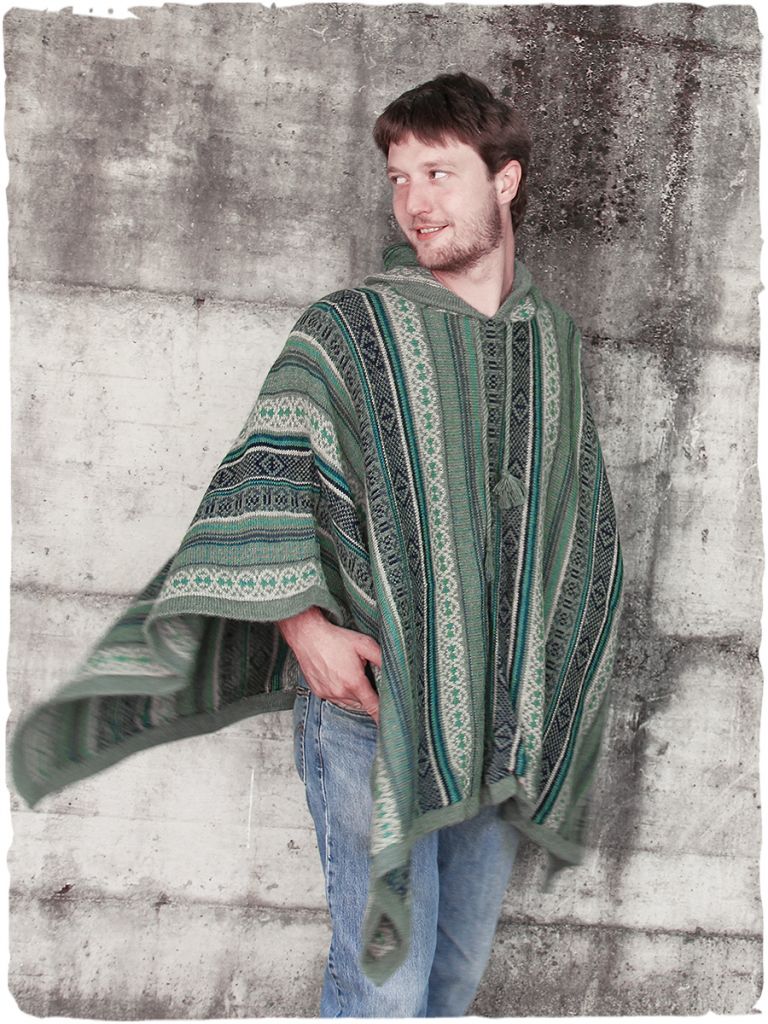 poncho homme
