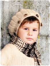 basco bimba alpaca fiore junior