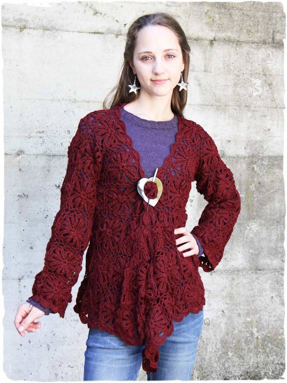 Anita alpaca long bolero