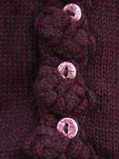 cardigan alpaca new flowers bottoni