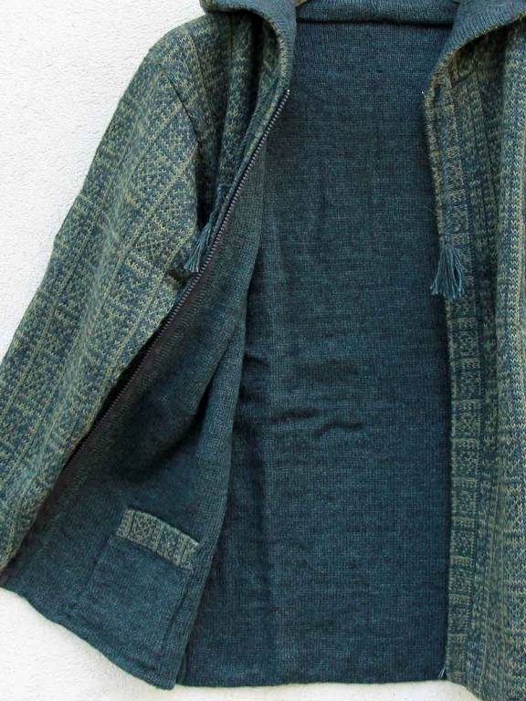 Knit alpaca coat Caleb - UNISEX