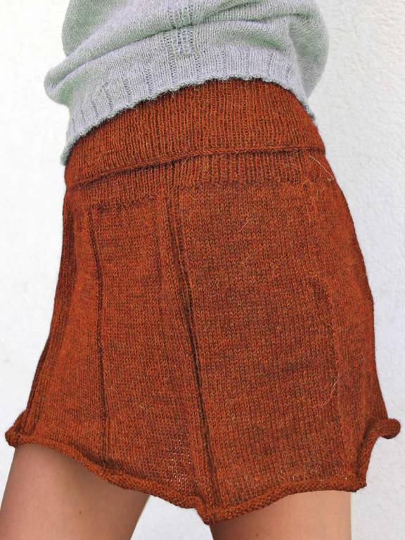 New Samanta alpaca knit skirt and poncho