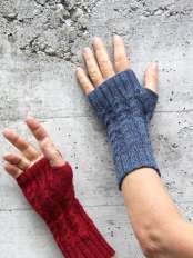 damen fausthandschuh alpaca baby