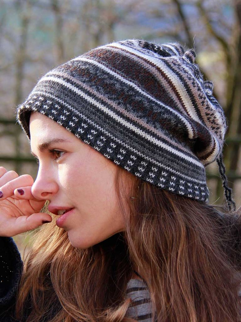 cappello di lana peruviano arturo