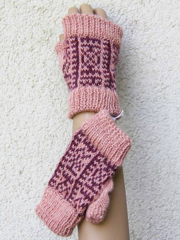Children's alpaca gloves Lady junior