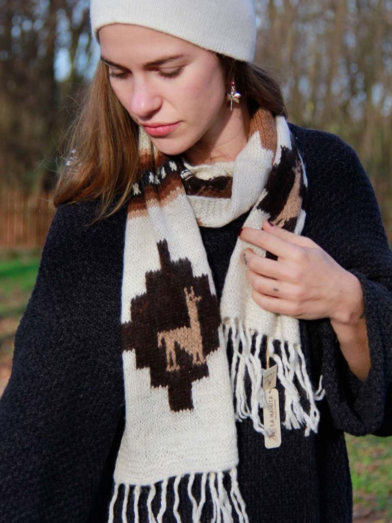 bufanda de alpaca