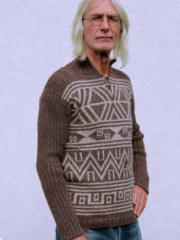 Mens alpaca jumper Robbie