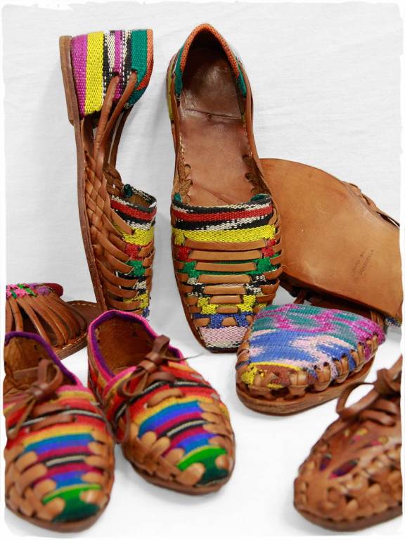 Ethnic leather sandals