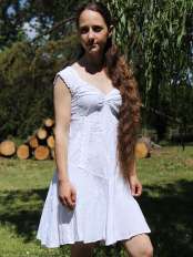 robe epaule dnude orchidea