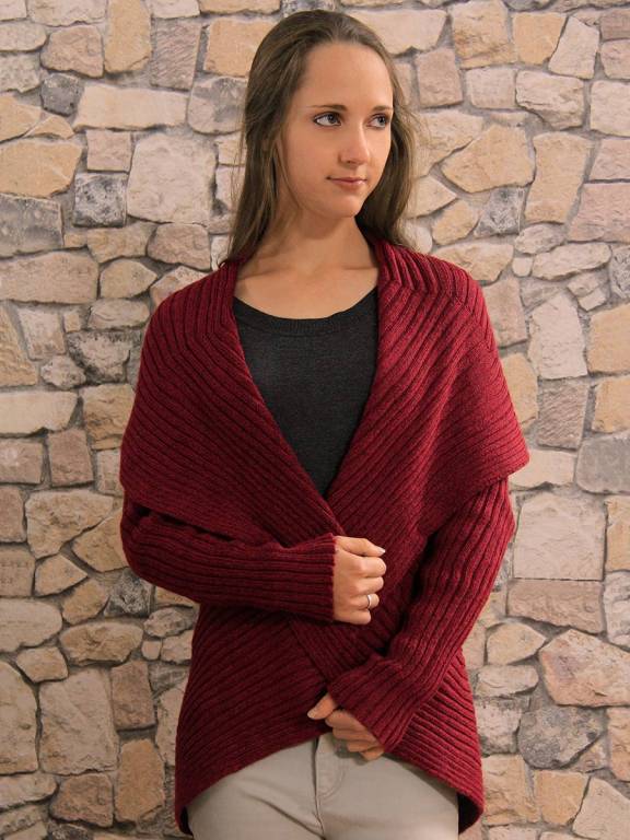 Women's alpaca cardigan Serena