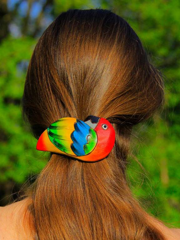 Wooden hair clips Pedro