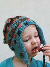 bonnet enfant alpaga etnico