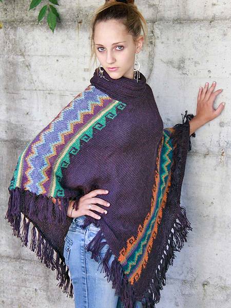 Samanta Alpaca Poncho