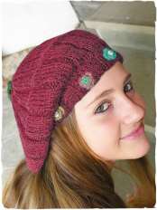 basco donna alpaca fiore