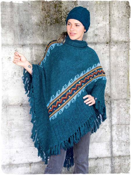 Ambra alpaca poncho