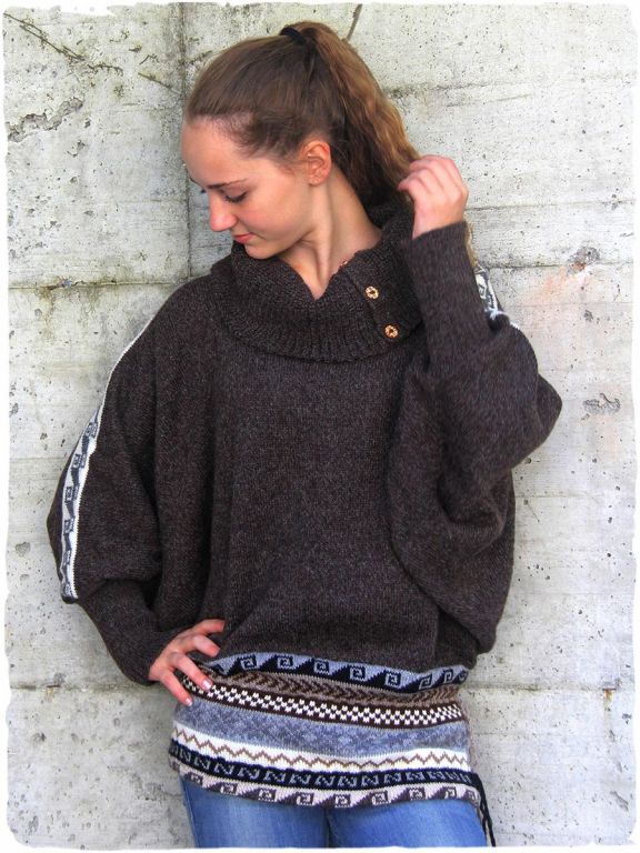 Pullover poncho outlet