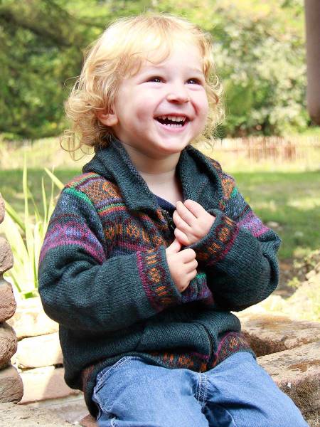 children's wool cardigan