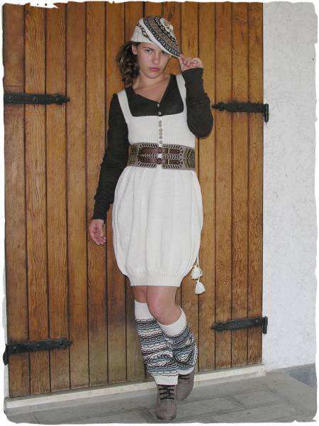 Moon alpaca dress