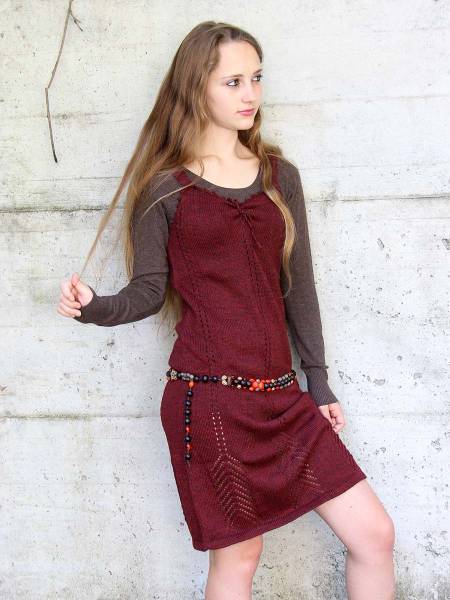 Genevieve alpaca wool dress