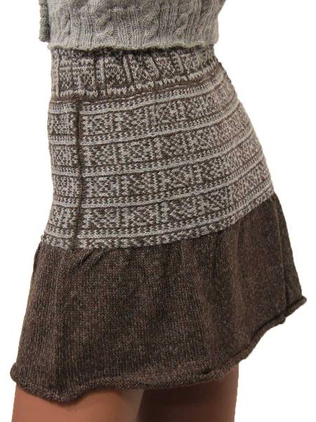 Priscilla alpaca wool skirt