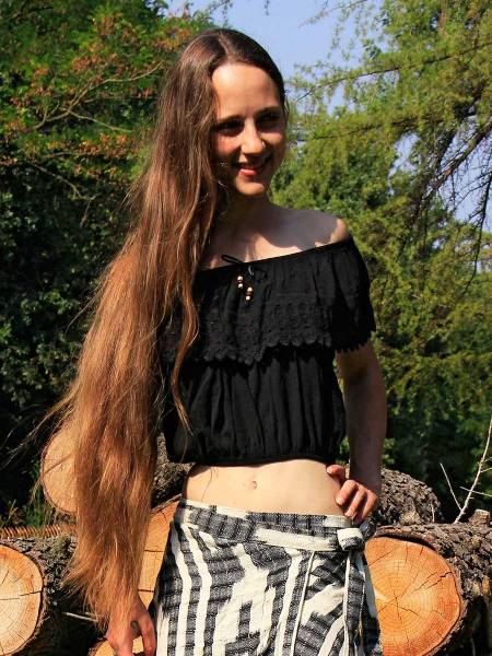 Off the shoulder boho top Tahara
