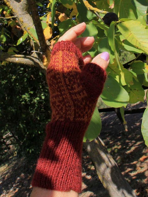 alpaca wool women's gloves