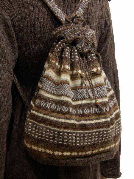 Amparo Alpaca wool backpack