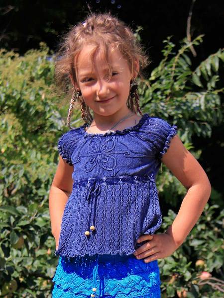 Girl's cotton t-shirt Ginevra