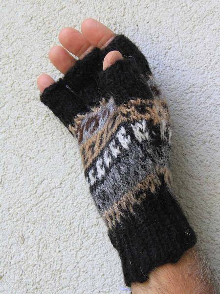 Knit fingerless gloves Marco