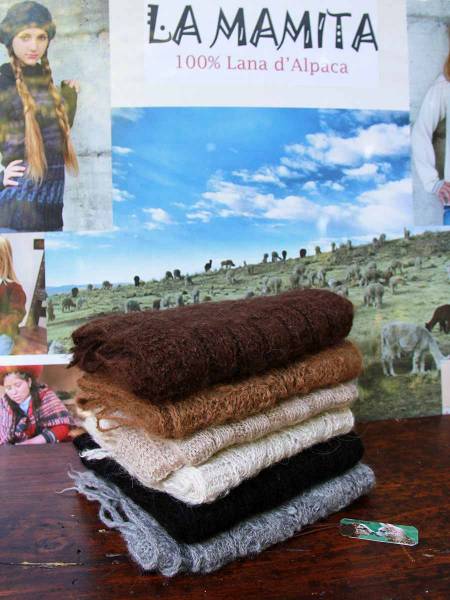 Women's alpaca scarf Jennifer