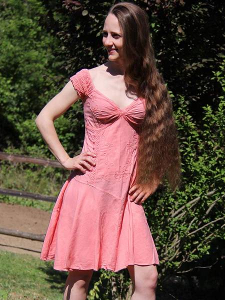Bare shoulders dress Orchidea