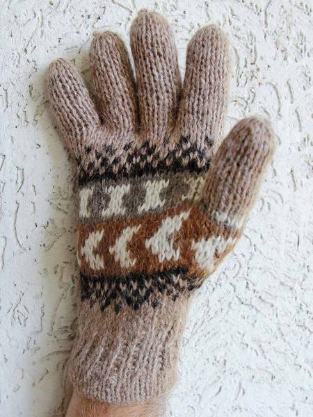 Alpaca gloves unisex Zorro