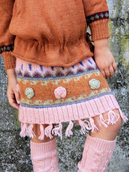 Simona alpaca wool skirt