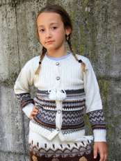 cardigan lana bimba alphee.