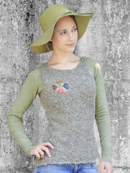 Alpaca wool gilet Afrodite