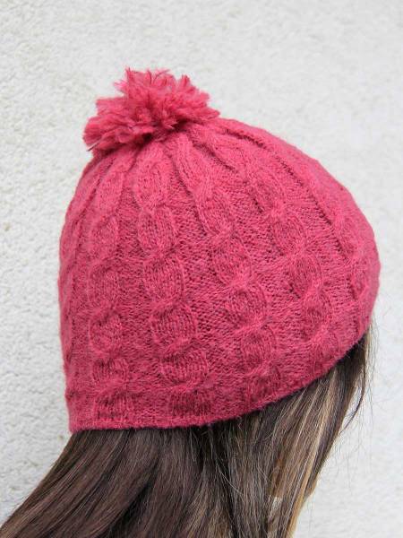Alpaca bouclè hat Eva