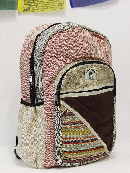 Ecological backpack for laptop in hemp James