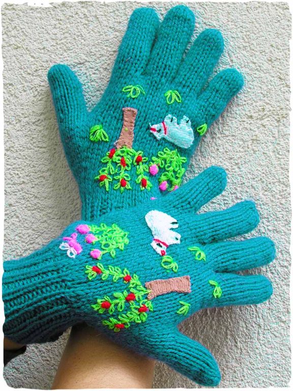 Gants en laine mérinos Giusy cod.11.