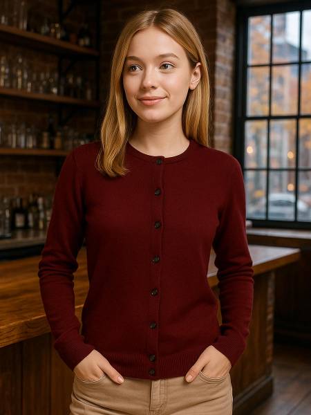 Women's cashmere cardigan Ofelia