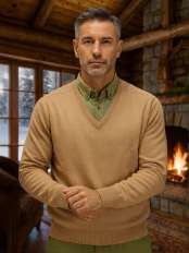 Maglione cashmere Jason Beige.