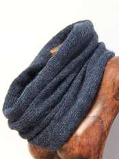 Baby alpaca ring scarf Bais.