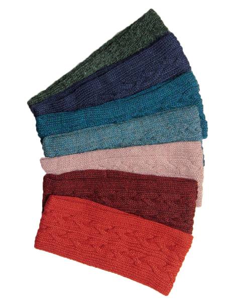 Knitted headband baby alpaca wool YAGO