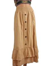 Bohemian Long Skirt Selly, Summer long skirt