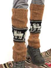 Wool leg warmers