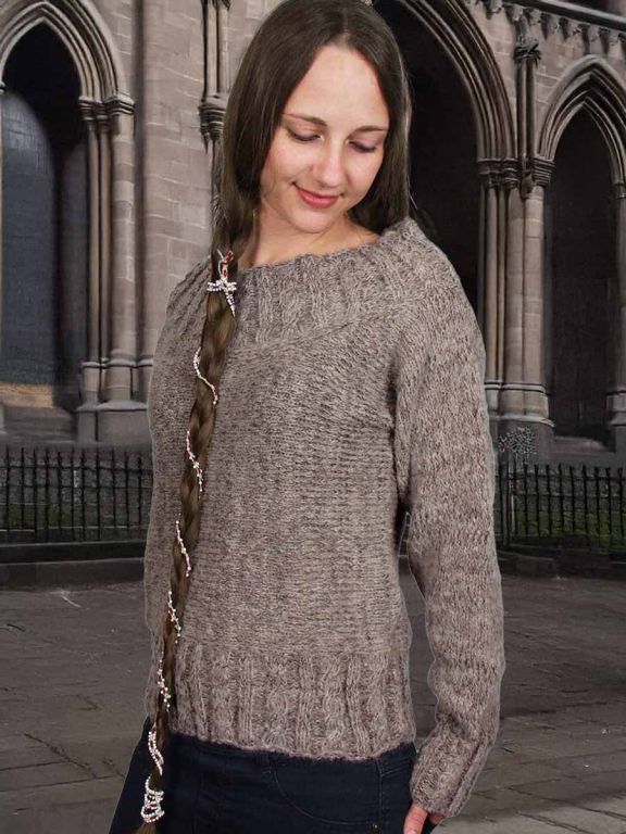 Women’s cable-knit jumpers Mercedes