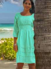 Boho Kleid Kurz Emily.