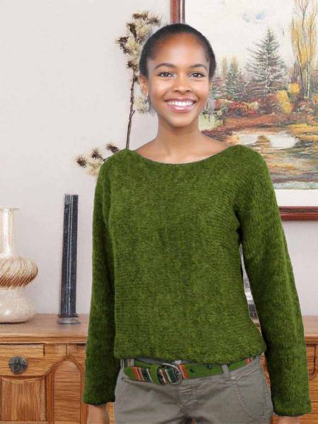 Cropped knit jumper Lorna